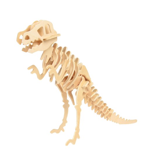 Dino houten 3D puzzel tyrannosaurus
