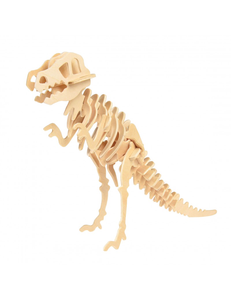 Verkoper overhead Trouwens Dino houten 3D puzzel tyrannosaurus