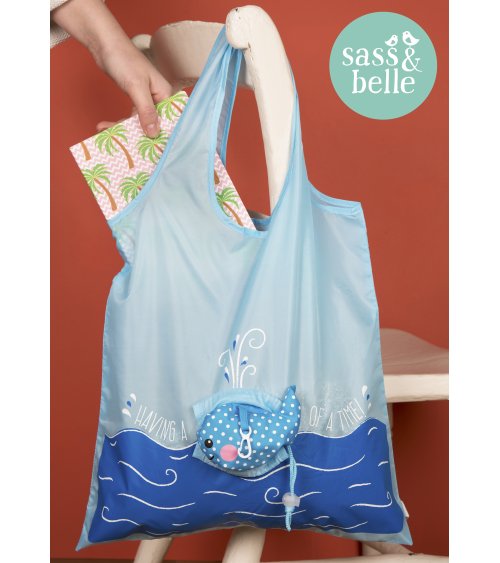 opvouwbare shopping bag 'Walvis'