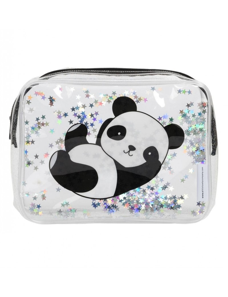 Glitter toilettas panda - A Little Lovely Company