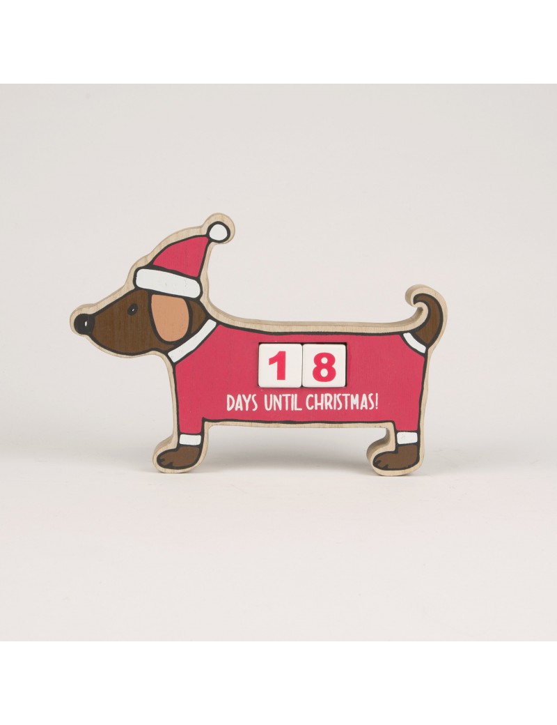 Kerst aftelkalender dachshund - Sass & Belle