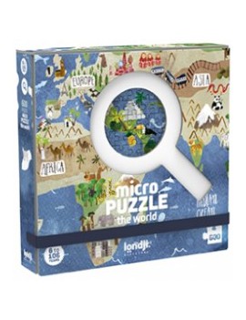 Micro puzzel discover the world 6+ jaar - Londji