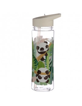 Drinkfles met rietje panda - Puckator