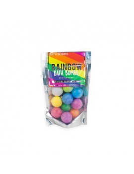 Regenboog bruisballen (set van 10)