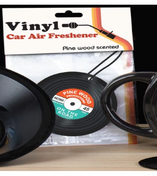 Vinyl auto luchtverfrisser - Puckator
