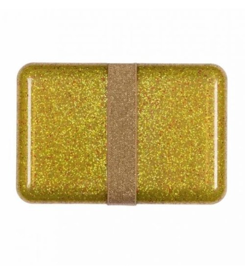 Glitter brooddoos goud - A Little Lovely Company