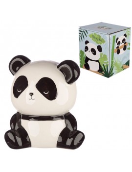 Zittende panda spaarpot - puckator