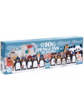 10 Pinguins puzzel (3+) - Londji