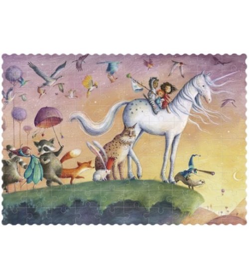 Pocket puzzel eenhoorn unicorn 6+ jaar - Londji