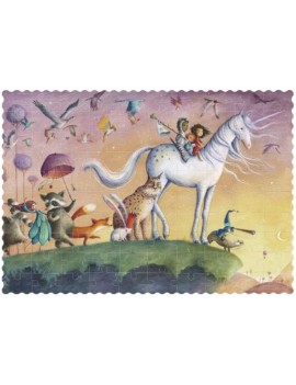 Pocket puzzel eenhoorn unicorn 6+ jaar - Londji