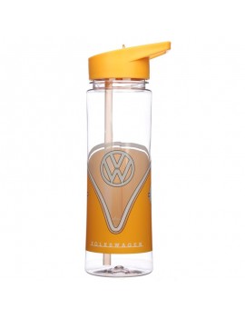 Volkswagen waterfles met rietje oranje logo - Puckator