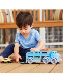Auto transporter blauw - Green Toys