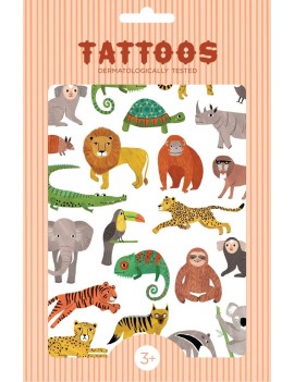 Tijdelijke tattoos safari - Petit Monkey