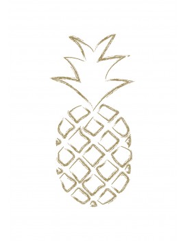 Pakket van 8: Wenskaart "Pineapple"