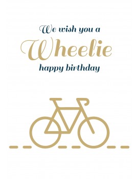 Pakket van 8: Wheelie happy birthday
