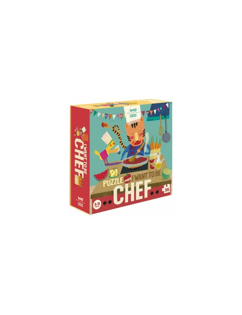 I want to be a chef puzzel (3+) - Londji