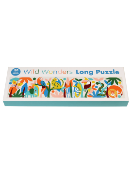 Wilde dieren lange puzzel 30st - Rex London