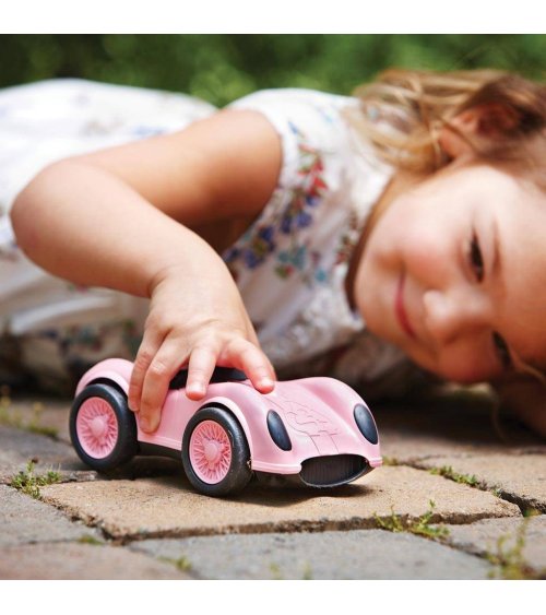 Speelgoed race auto roze - Green Toys