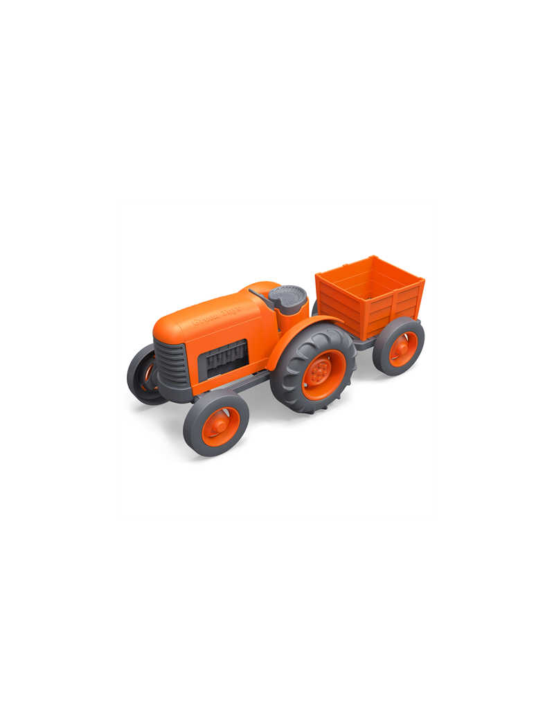 Speelgoed tractor met aanhangwagen - Green Toys