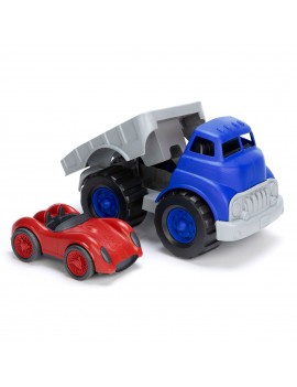 Auto transportwagen met raceauto - Green Toys