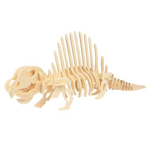 Dino houten 3D puzzel dimetrodon