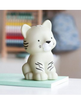 Witte tijger nachtlamp - A Little Lovely Company