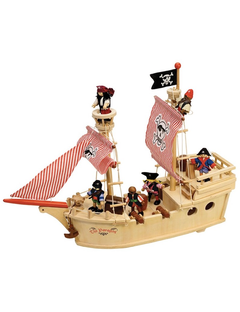 Houten piratenschip - Green Toys