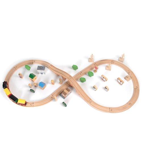 Houten trein speelgoedset - Green Toys