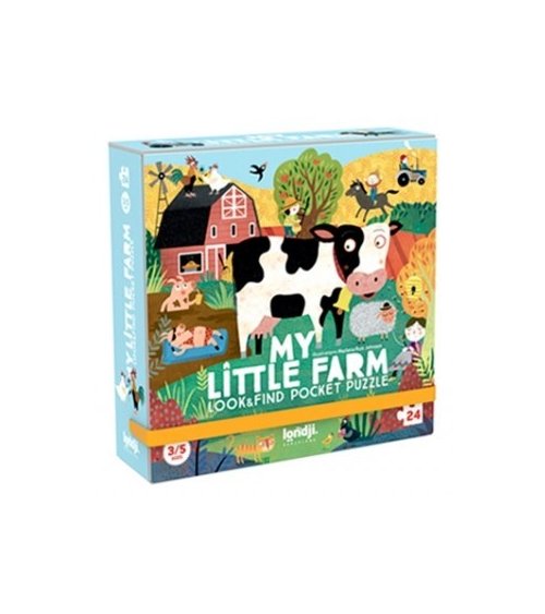My little farm pocketpuzzel 3+ jaar - Londji