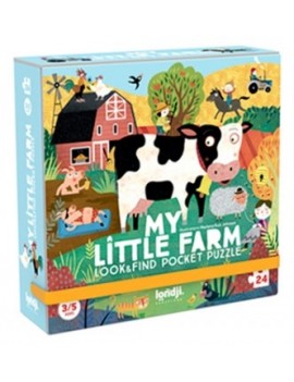 My little farm pocketpuzzel 3+ jaar - Londji