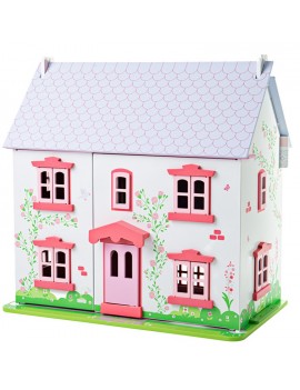 Houten poppenhuis roze - Green Toys