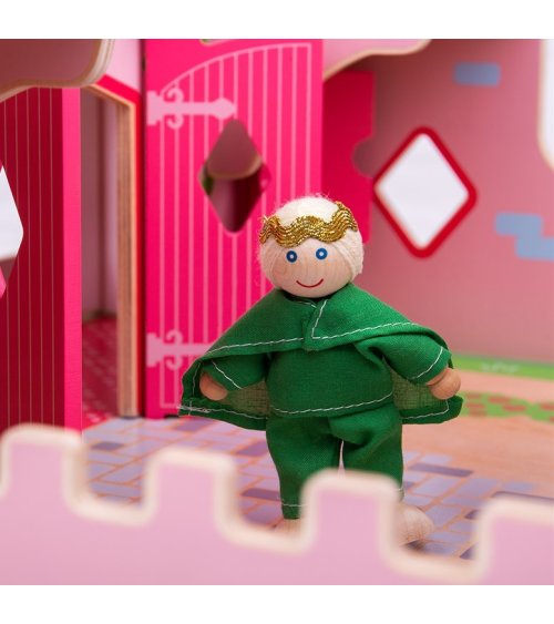 Speelgoed kasteel roze met prinses - Green Toys
