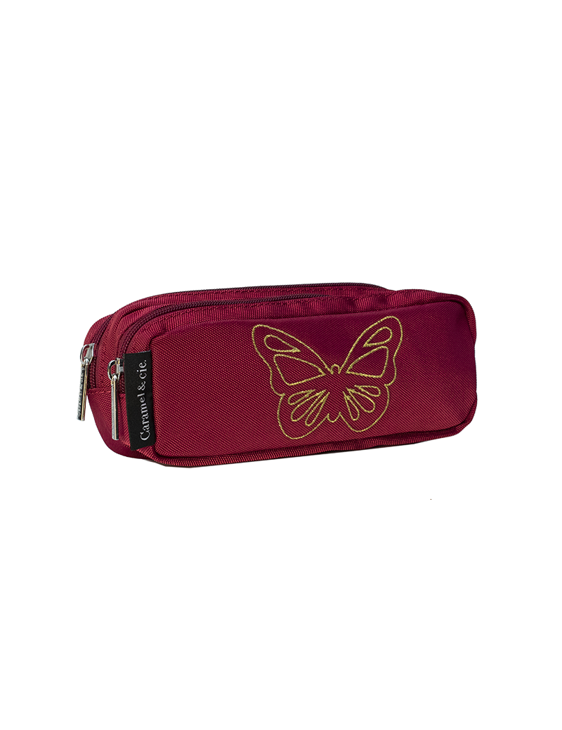 Pennenzak vlinder rood - Caramel et Cie