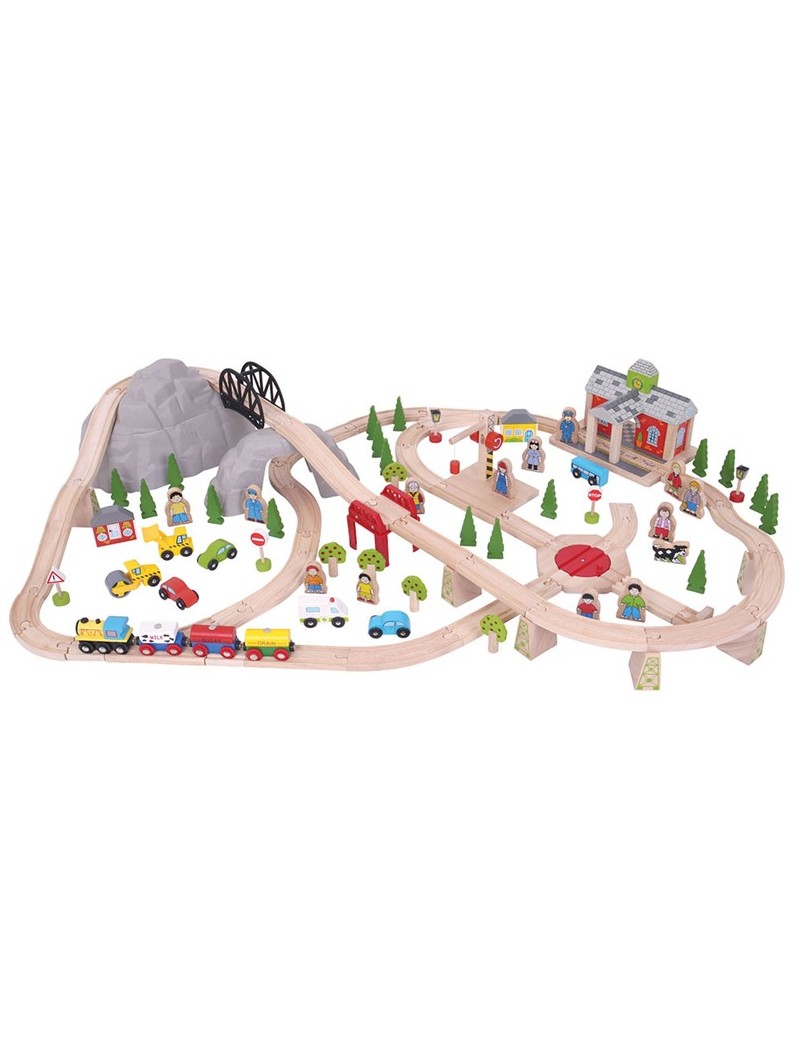 Houten speelgoedtrein bergen - Green Toys