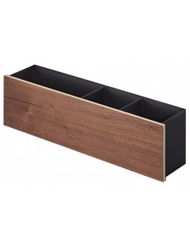 Opberger zwart metaal met hout - Organizer Box - Yamazaki