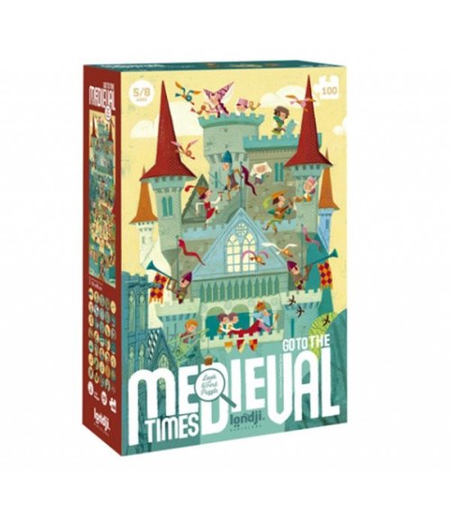 Go to the medieval times puzzel 5+ jaar - Londji