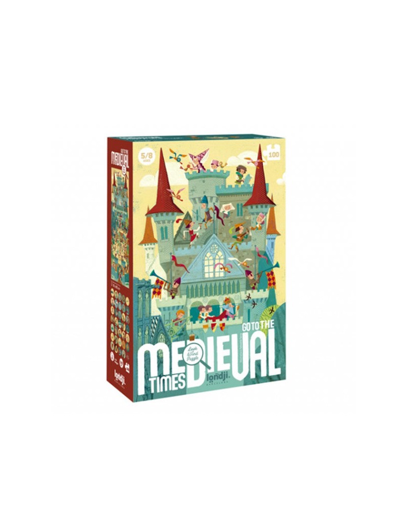 Go to the medieval times puzzel 5+ jaar - Londji
