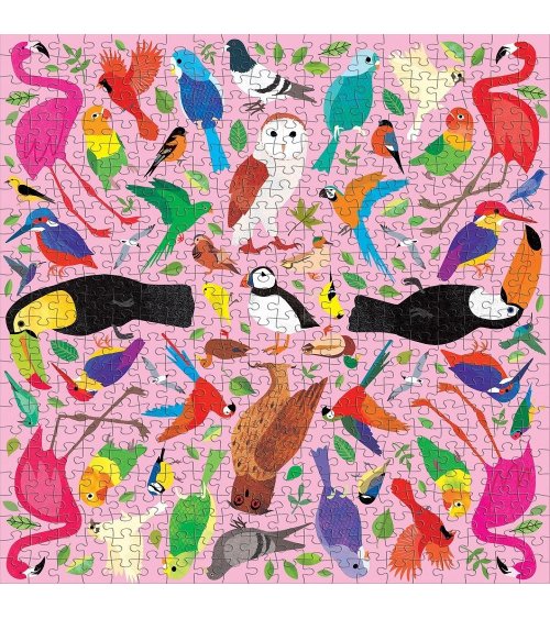 Kaleido-birds vogel puzzel 500st - Mudpuppy