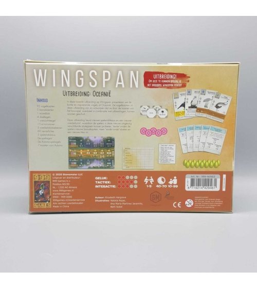 Wingspan Uitbreiding: Oceanie - 999 Games
