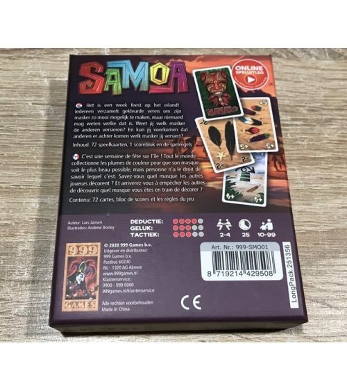 Samoa kaartspel - 999 Games