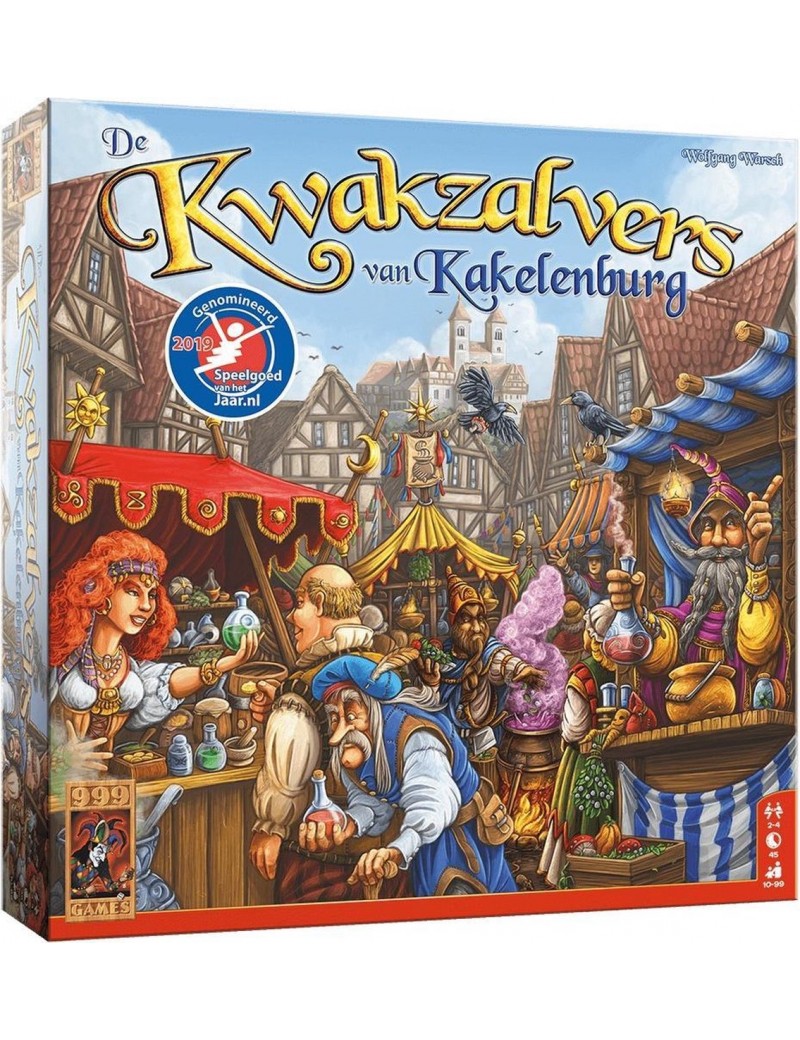 De Kwakzalvers van Kakelenburg bordspel - 999 Games