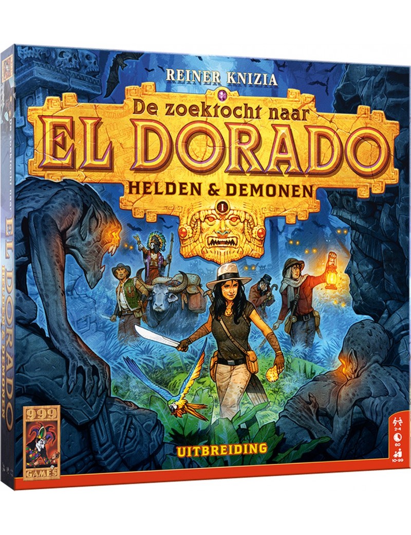 De Zoektocht naar El Dorado: Helden en Demonen uitbreiding - 999 Games