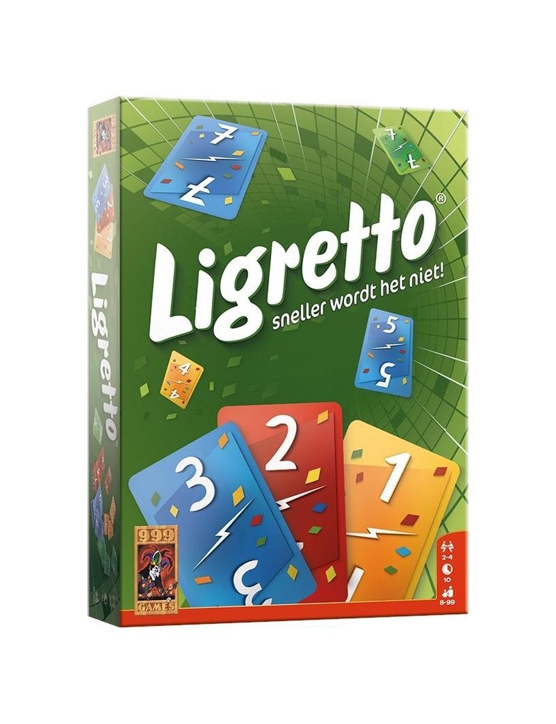Ligretto groen kaartspel - 999 Games