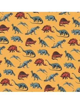 Dino poster inpakpapier 50 x 75 cm - Rex London