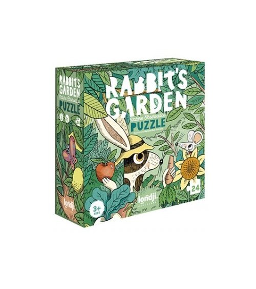Rabbit's garden puzzel met observatiespel 3+ jaar - Londji