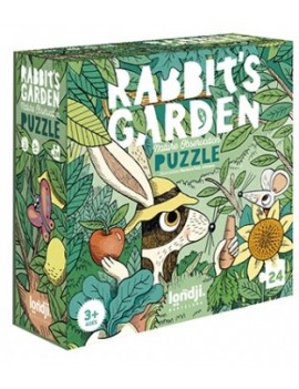 Rabbit's garden puzzel met observatiespel 3+ jaar - Londji
