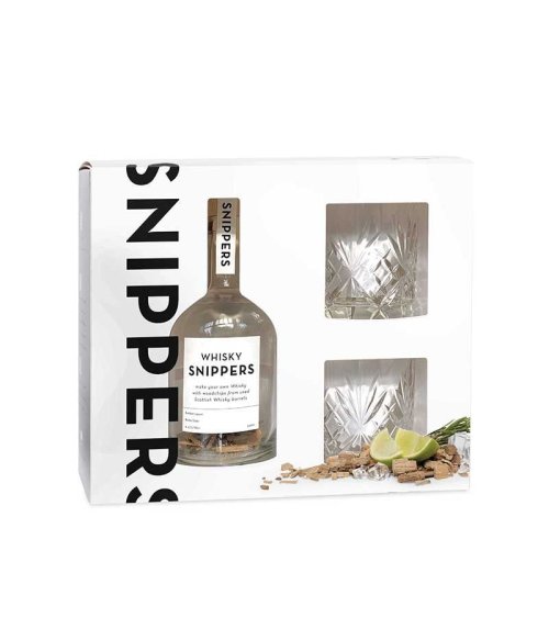 Whisky snippers met whisky glazen cadeaubox - Snippers