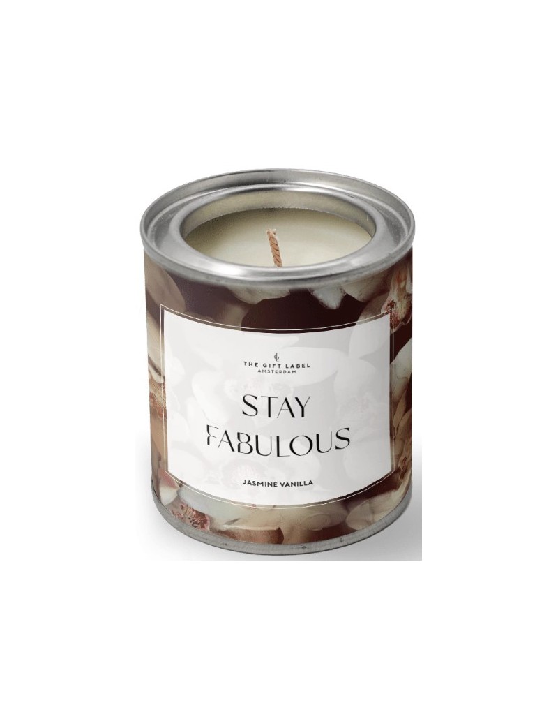 Geurkaars Stay Fabulous - Vanille - The Gift Label