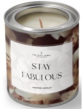 Geurkaars Stay Fabulous - Vanille - The Gift Label