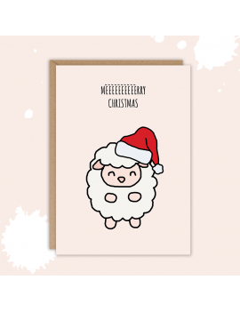 10 x Meeeerry Christmas - grappige kerstkaart - Lacarta